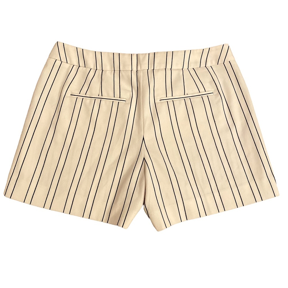 WHITE HOUSE BLACK MARKET | BLACK & WHITE STRIPED SHORTS SZ 6 - Picture 3 of 11